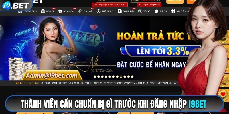 Đăng Nhập i9Bet - Truy Cập Nhà Cái Chỉ Trong 1 Phút