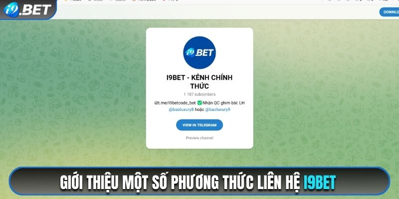 Tổng Hợp Những Phương Thức Liên Hệ I9BET Cho Người Chơi